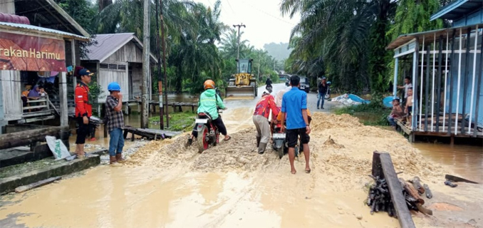 Sungai Lae Cinedang Meluap Merendam Dua Desa Di Aceh Singkil